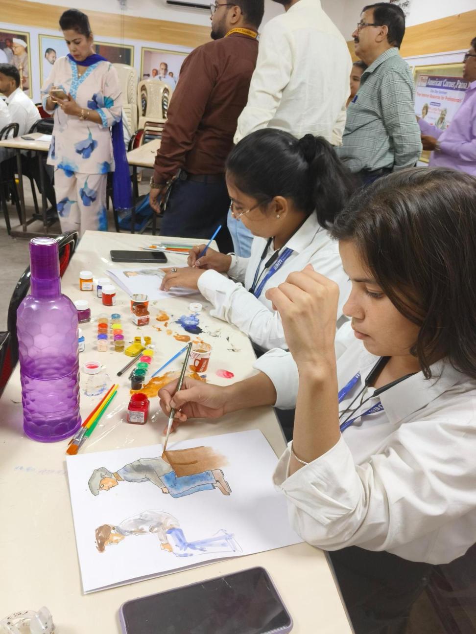 Rahul Soni Conducts “All Can Sketch” Workshop for PGDM, BBA, BCA & MAMC Students at IIBM and ZHI Patna